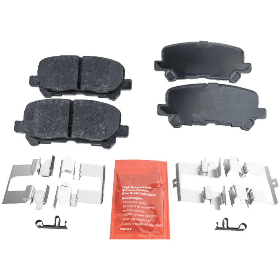 Kit de rotores y pastillas de disco de freno delanteros y traseros para Honda Odyssey 2015 2016 2017 Foto 4 de 4