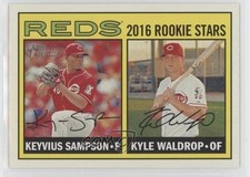 2016 Heritage Rookie Stars Gum Damage Back Kyle Waldrop Keyvius Sampson 0s55