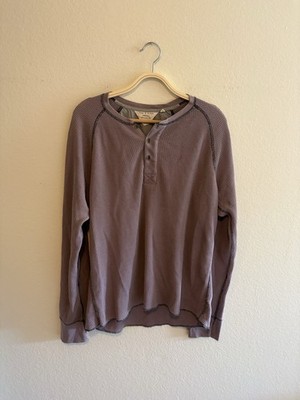Rag & Bone Waffle Knit Men s Henley Size Large
