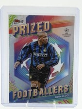 2023-24 Topps Finest UEFA Club Competitions - Prized Footballers Lot If 6 Cards
