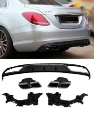 2014-2021 | Diffusor + Blenden Chrom passt für Mercedes W205 Serienausstattung 2014-2021 | Diffusor + Blenden Chrom passt für Mercedes W205 Serienausstattung