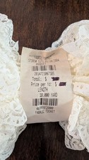 One Inch Vintage White Lace 18 Yards
