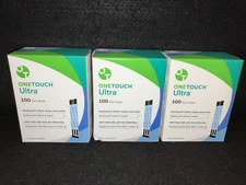 300 One Touch Ultra Test Strips EXP 10/31/2023 CLEAN BOXES