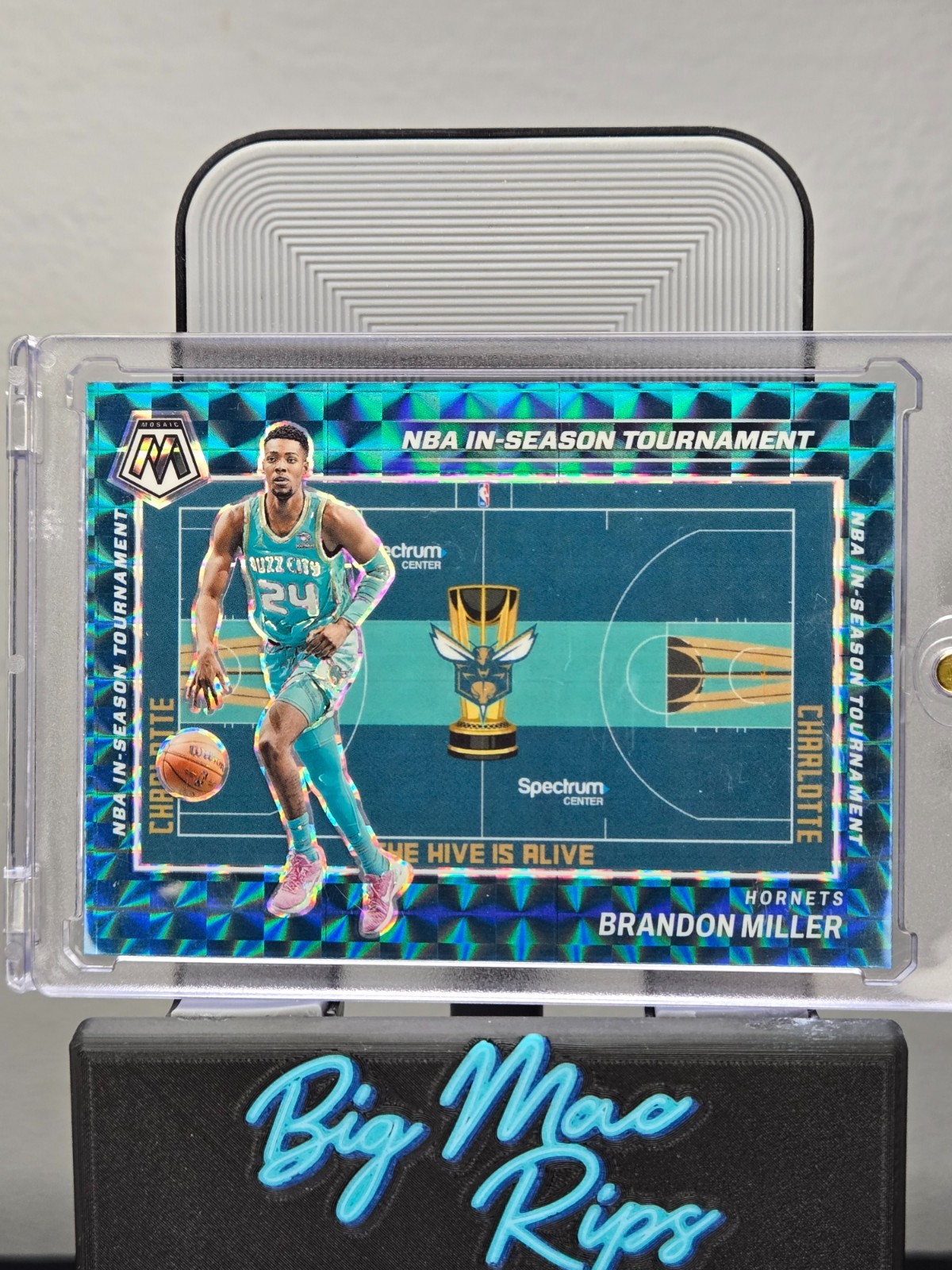 2023-24 Panini Mosaic Brandon Miller #17 RC Rookie NBA In-Season Tournament SP