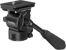 SmallRig Tripod Fluid Head Pan Tilt Head with Quick Release Plate for DSLR