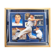 Joe DiMaggio New York Yankees Signed Framed 29x34 Danny Day LE Giclee JSA LOA