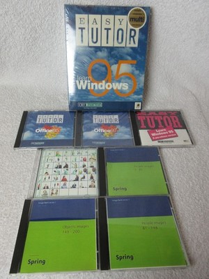 Easy Tutor Learn Windows 95, Office 95, Office 97 plus ClipArt/ Bilder CDs