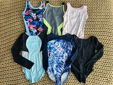 Lot Of 6 Justice Dance Gymnastics Leotards