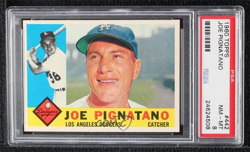1960 Topps Joe Pignatano #442 PSA 8