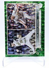2022 Topps Update #US254 Adam Oller / Zach Jackson RCOM, Green Foil #/499
