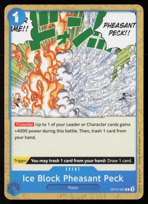 Ice Block Pheasant Peck OP12-057 Legacy of the Master Normal NM