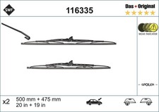 SWF Wischblatt Scheibenwischer DAS ORIGINAL SET 116335 für OPEL ASTRA CC PRELUDE