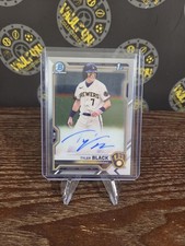 TYLER BLACK 2021 Bowman Draft Chrome 1st Bowman Auto Brewers Rookie