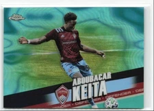 2022 TOPPS CHROME MLS AQUA LAVA ABOUBACAR KEITA /299 #9