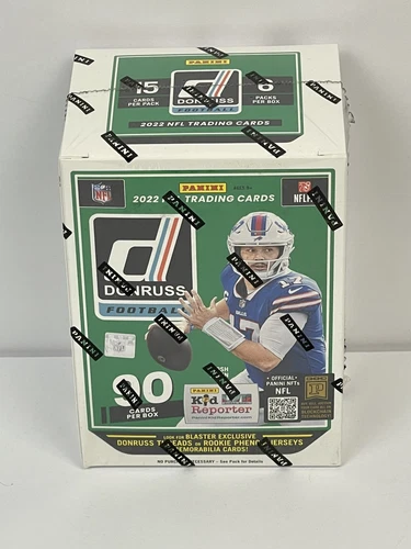 2022 Panini Donruss NFL Football Blaster Box Exclusive Memorabilia Cards Rookies