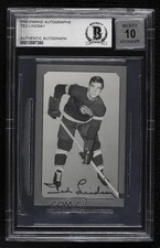 Authenticated Trading Cards Ted Lindsay (Pre-Parkie Autographs) Auto HOF 1m4i