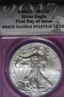 2017 ANACS MS70 AMERICAN SILVER EAGLE #B51727