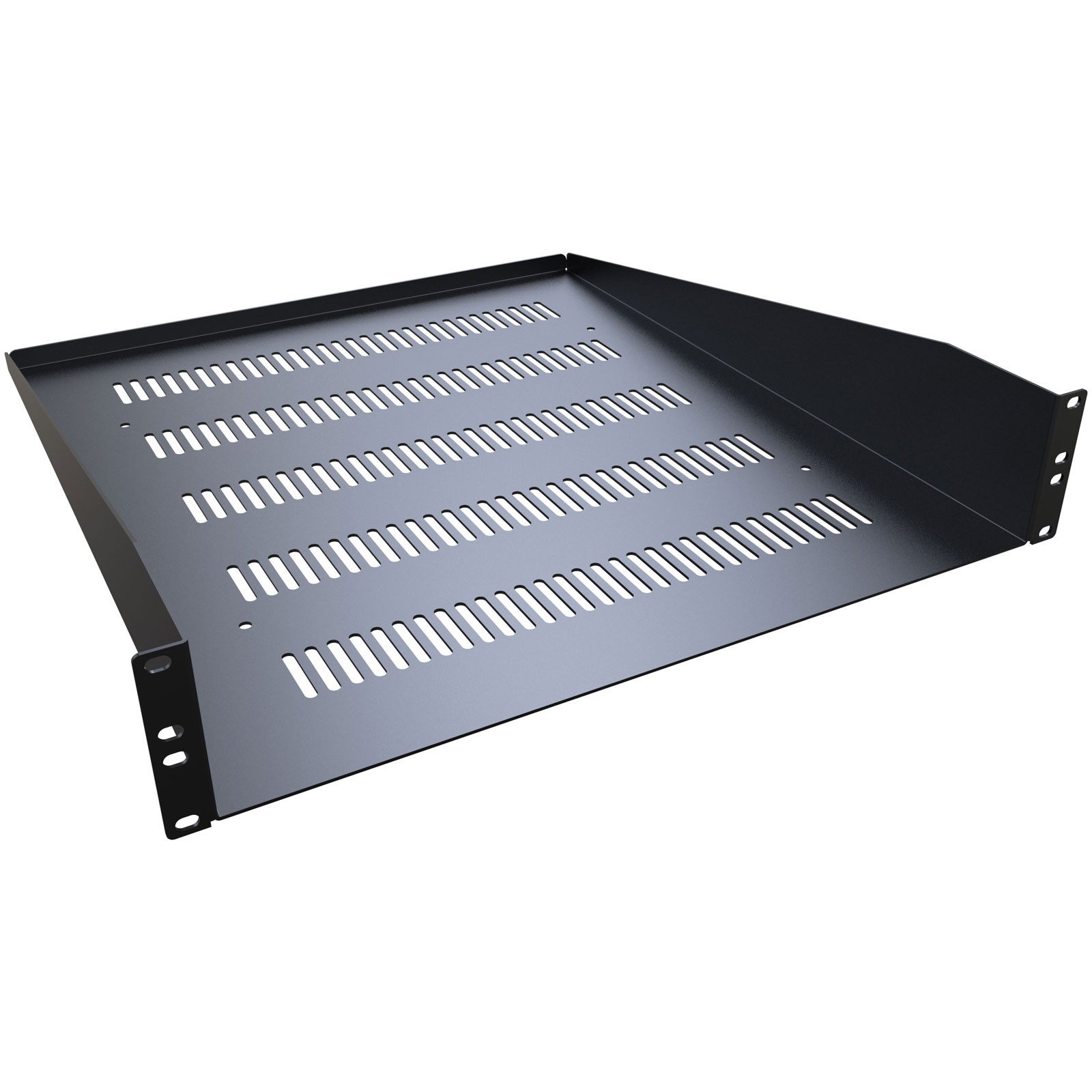 Hammond 2U Cantilever 20"" - Vented Black 89 x 483 x 508