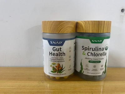 #ad SNAP Gut Health Supplementamp;Snap Supplements Organic Spirulina and Chlorella $18.99