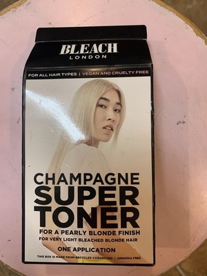 Bleach London Champagne Super Toner For A Pearly Blonde Finish Very Light