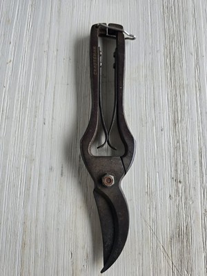 Vintage Craftsman Garden Shears,  Pruning Secateurs, 1950s