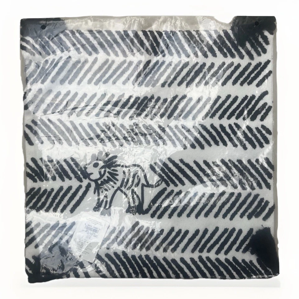 NEW RH Restoration Hardware EMBROIDERED AFRICAN SAFARI ANIMAL PILLOW COVER - Image 4 of 4