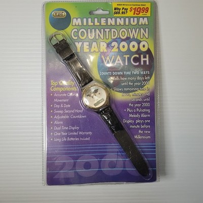 TOZAJ WATCH Analog/Digital Millennium 2000 Countdown Y2K New/Sealed