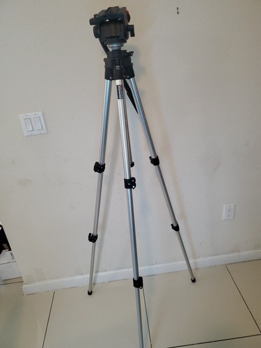 Manfrotto Bogen 3021 Tripod w/501 Fluid Head Made in Italy 3433 - Picture 18 of 24