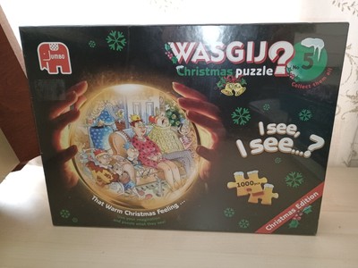 Wasgij Weihnachtspuzzle Nr. 5 - Das warme Weihnachtsgefühl, 1000 Teile Puzzle  