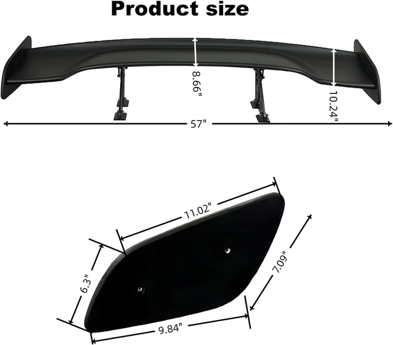 Acura NSX REAR+UPPER Rear spoiler