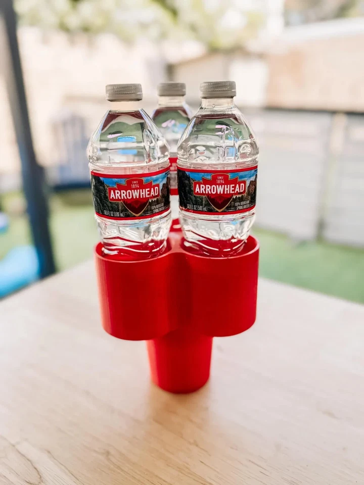 TRIPLE Portavasos Inserto para Cochecitos y Coches + Compartimento SECRETO! Foto 2 de 4