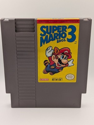 Super Mario Bros. 3 - Nintendo Entertainment System NES, Authentic OEM Cartridge
