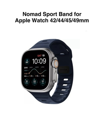 #ad Nomad Sport Band for Apple Watch 44mm 45mm 49mm Ultra –Atlantic Blue New In Box $25.98
