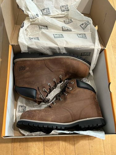 Timberland PRO Gritstone 6" Steel Safety Toe Leather Boots Men's Size 9.5M - NIB - Picture 18 of 19
