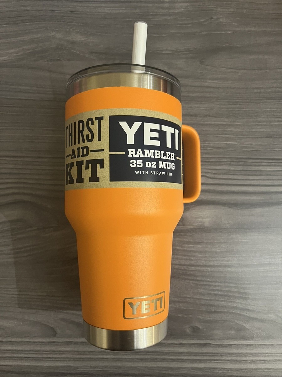 YETI Rambler 35oz Mug with Straw Lid - King Crab Orange