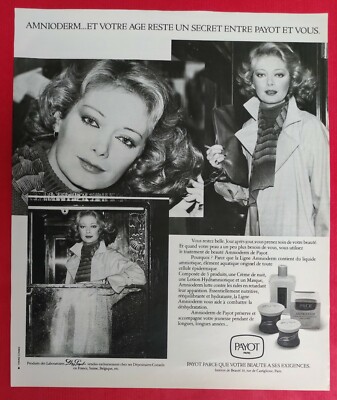 PAYOT Paris AMNIODERM 1977 Beauty Product Press Advertising 