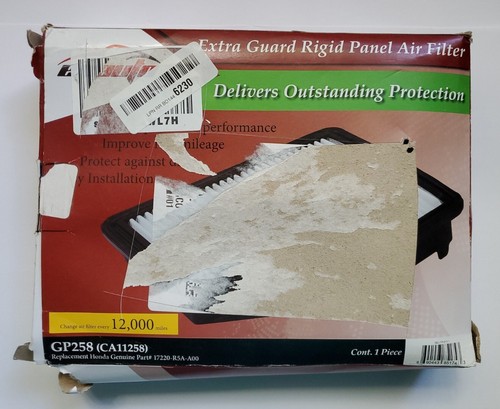 Panel Air Filter Extra Guard GP258 FOR Honda Replacement 17220-R5A-A00 - Picture 5 of 6