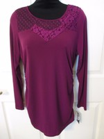 - Nine West Beautiful Ladies Blouse Top W/lace Upper - Sz S - Msrp $49.50 - Nine West Beautiful Ladies Blouse Top W/lace Upper - Sz S - Msrp $49.50
