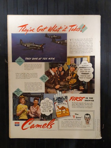 Life Magazine August 9 1943 Colonel Lovelace Record Parachute Jump - Foto 2 di 2