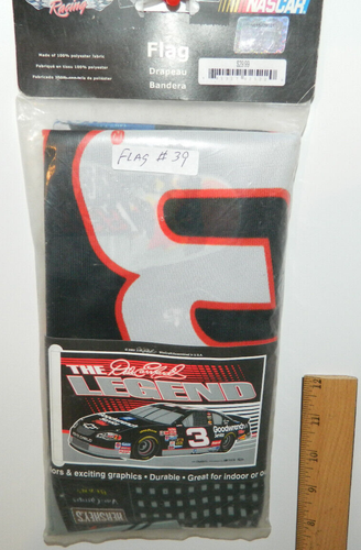 AS IS new VTG FLAG Dale Earnhardt SR #3 The Legend NASCAR auto Racing tailgate - Picture 4 of 8