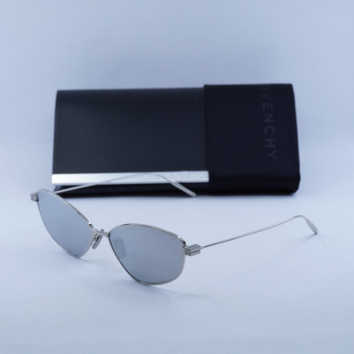 GIVENCHY GV40059U 16C Shiny Palladium/Smoke Mirror 59-15-140  display picture 1
