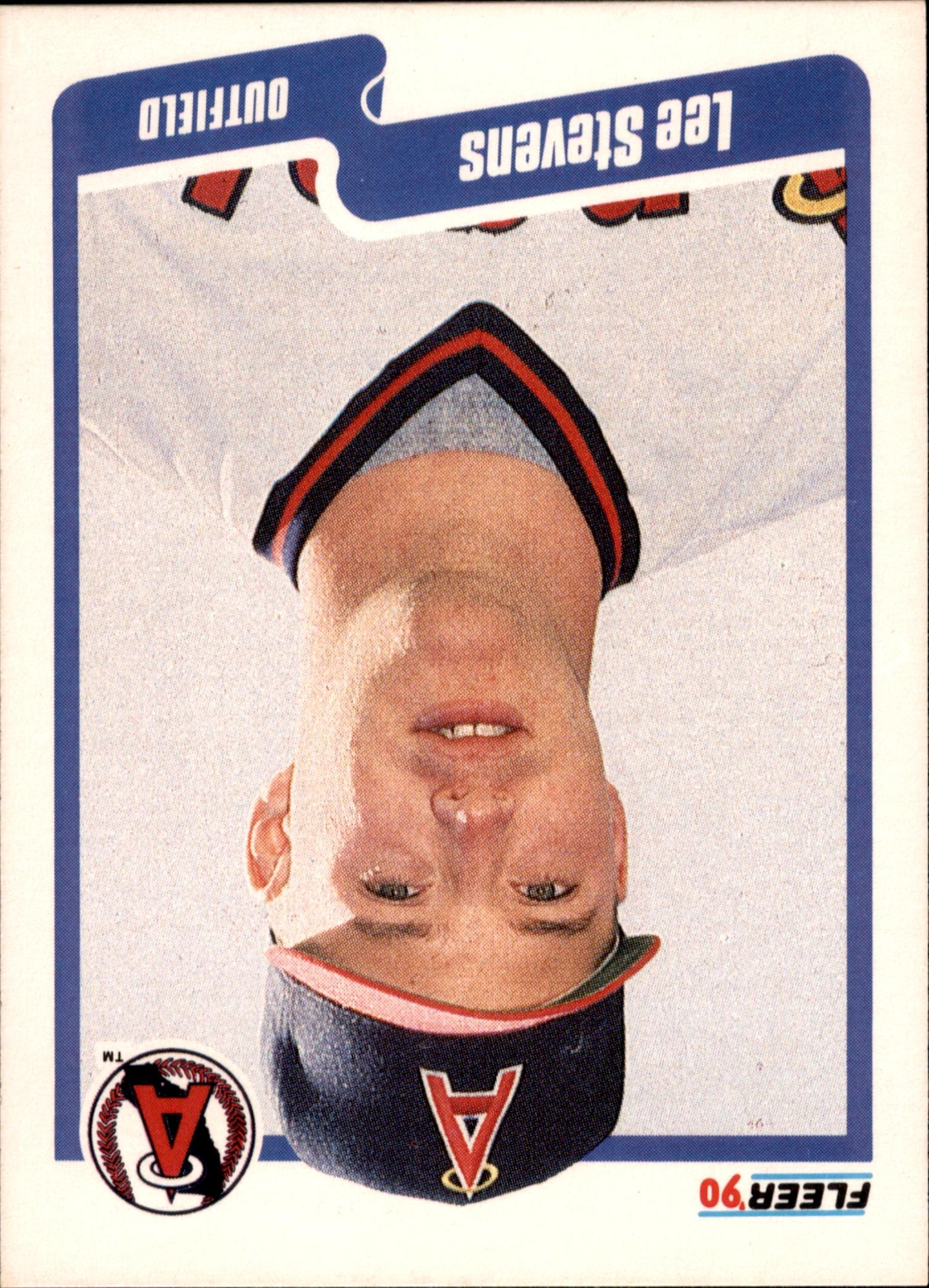 Lee Stevens #145b 1990 Fleer