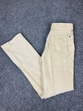 Vintage 70  s Levis Corduroy Pants Womens 25x34 Beige Talon Straight NOS