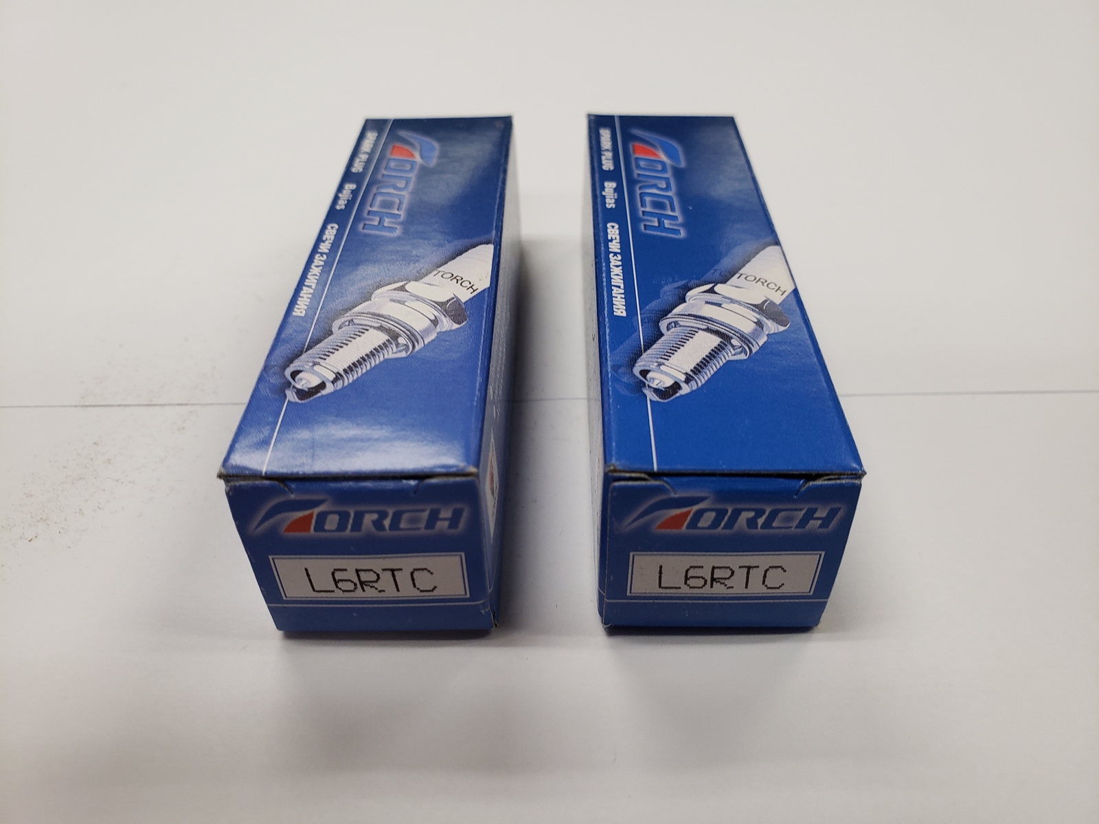 Torch L6RTC Spark Plug fits Champion RCJ8Y NGK BPMR6A Stens 131-051 (2 ...