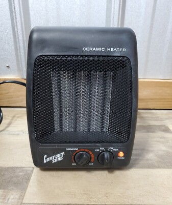 Comfort Zone CZ441 Ceramic Electric Portable Heater 1500W Cool Touch Tested  👍