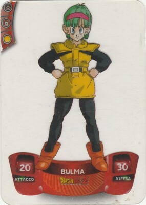 Lamincards Dragon Ball Z Edibas Super 3D BULMA N 1
