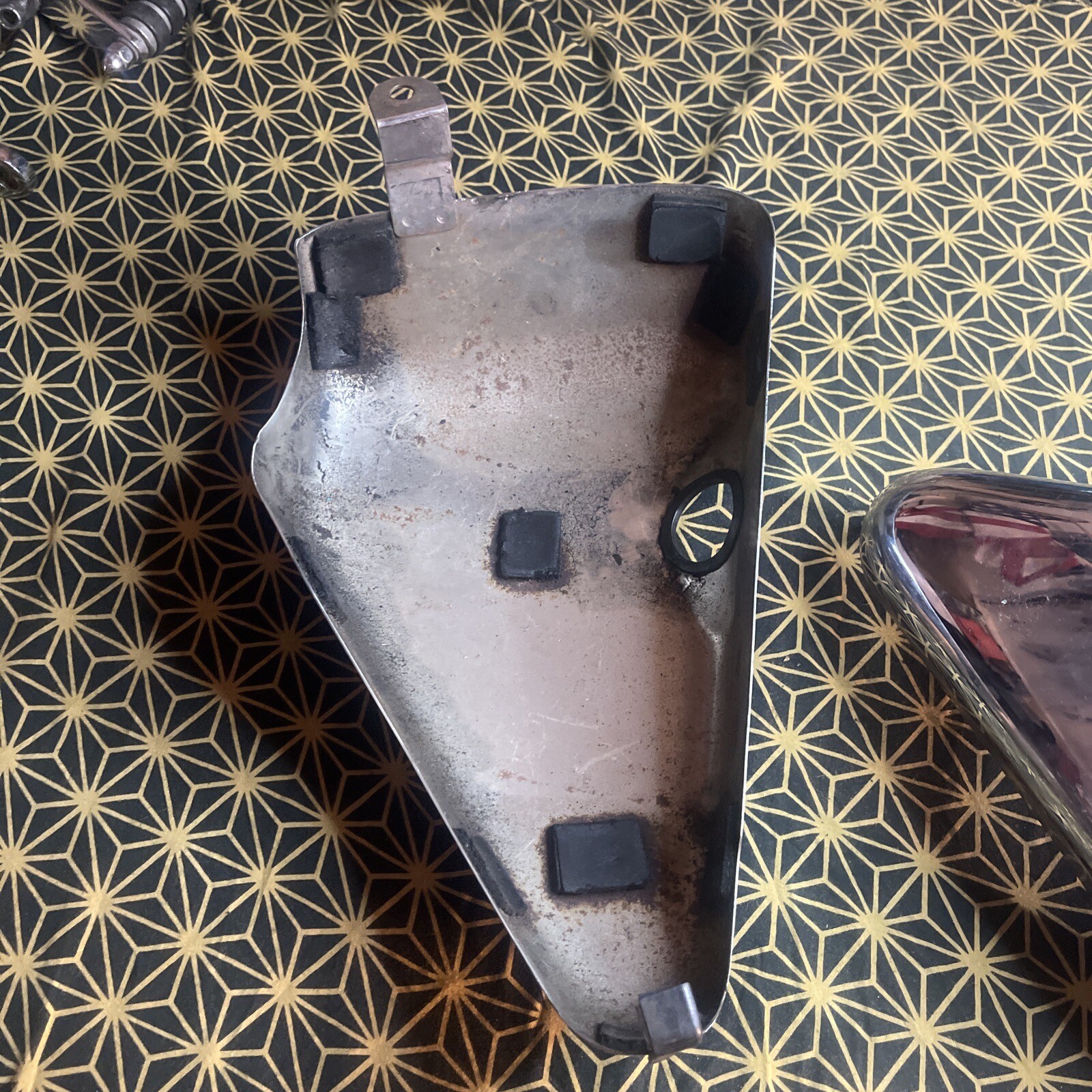 Harley Davidson Sportster Oil Tank Cover Chrome 2001 eBay