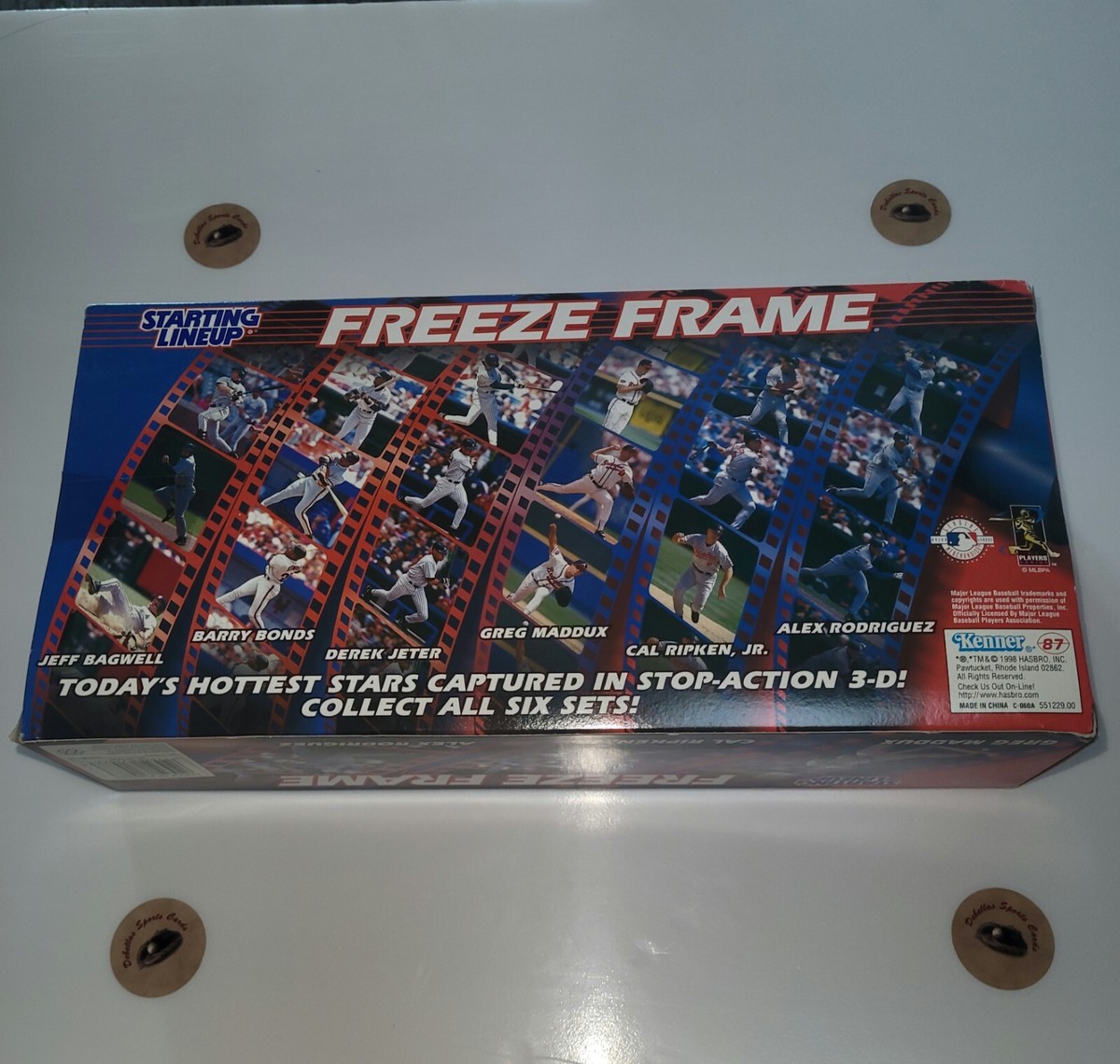 Derek Jeter 1998 Edition Starting Lineup Freeze Frame 3-Piece