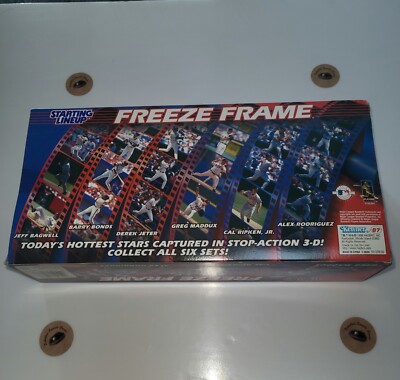 Derek Jeter 1998 Edition Starting Lineup Freeze Frame 3-Piece