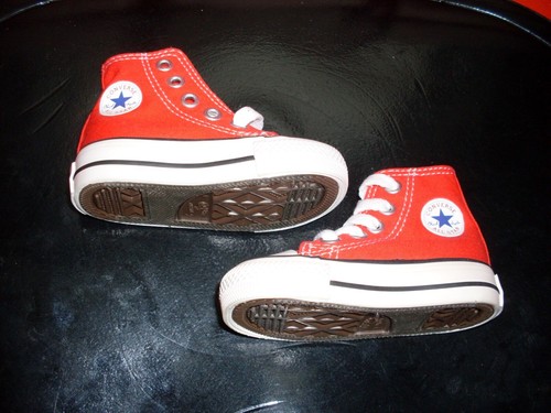 KINDER CONVERSE ALL*STAR CHUCK TAYLER HI GR. 18 NEU ROT !! - Bild 2 von 4